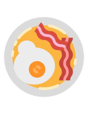 Düz stil yumurta simgesi beyaz arkaplanda izole