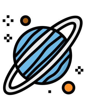 Bilim ve teknoloji vektör simgesi.