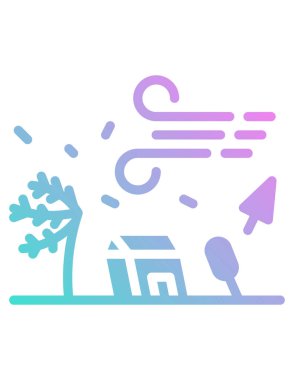 Yolu olan bir dağ manzarasının vektör çizimi