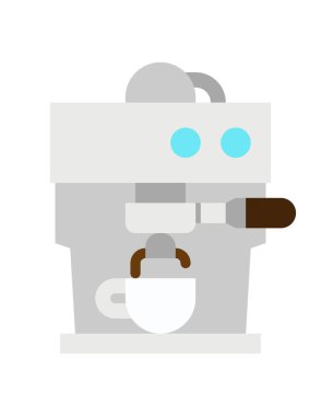 kahve makinesi simgesi vektör illüstrasyon grafik tasarımı