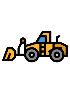 Çekici vektör çizgisi simgesi