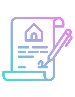 Belge simgesinin vektör illüstrasyonu