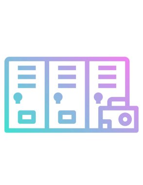 Mobilya dolabının vektör çizimi