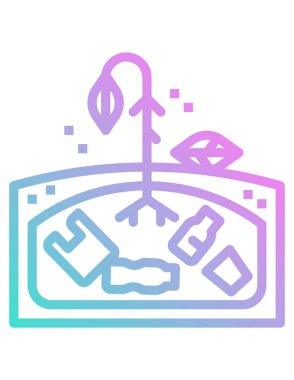 Plastik atık kavramının vektör illüstrasyonu, plastik ürün simgesi