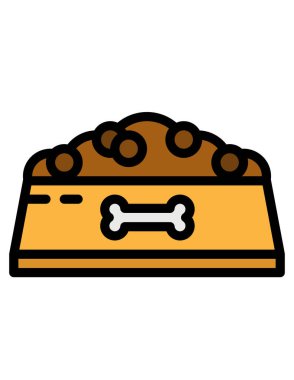 Çizgi film karakteri simgesinin vektör çizimi