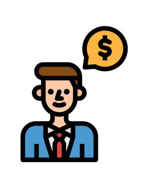 iş adamı vektör simgesi