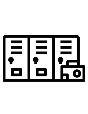 Gardırop mobilyalarının vektör çizimi