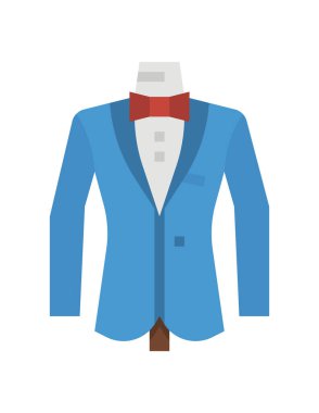 Modern giysi simgesinin vektör illüstrasyonu 