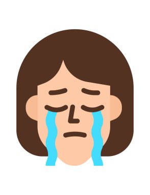 Uzun saç vektörü çizimi olan bir adam.