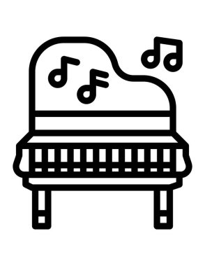 müzik konsepti simgesi, vektör illüstrasyonu