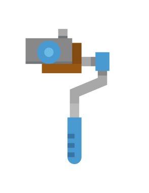 Bir boru simgesinin vektör illüstrasyonu