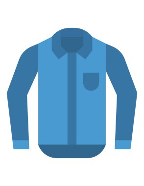 Gömlek simgesinin vektör illüstrasyonu