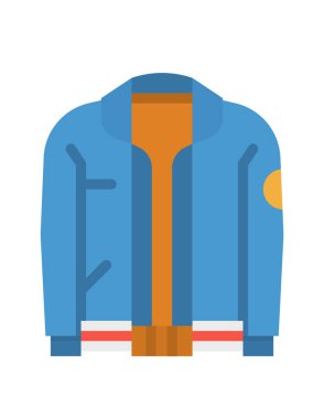 Ceket simgesi, vektör illüstrasyonu