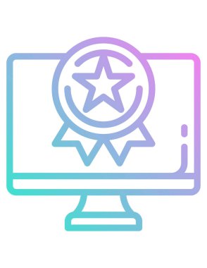 bilgisayar simgesi, vektör illüstrasyonu 