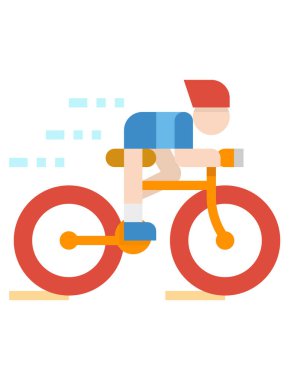 Bir ırkın çizgi film karakterinin vektör çizimi