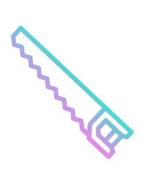 Tek izole edilmiş simgenin vektör illüstrasyonu