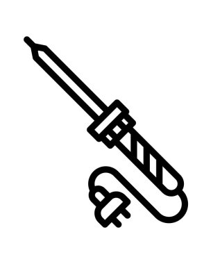 Çizgi film keman simgesinin vektör çizimi