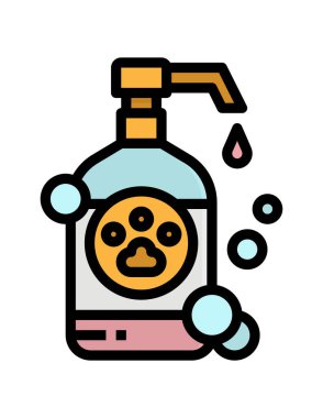 Seo çizgi simgesinin vektör illüstrasyonu