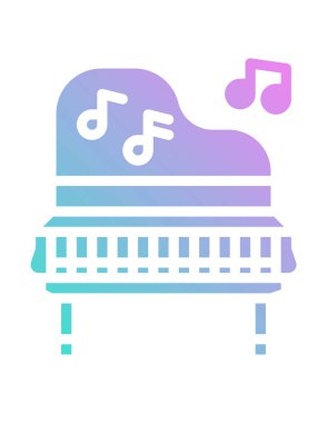 müzik konsepti simgesi, vektör illüstrasyonu