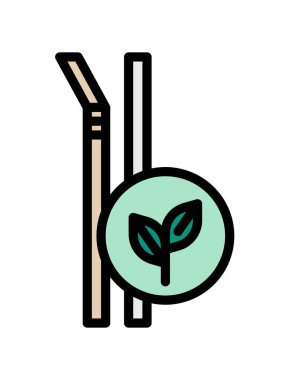 Simge tasarımı ile ekoloji kavramı, vektör illüstrasyonu 10 eps graphic.