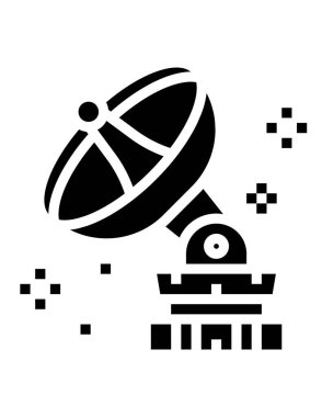 Bilim ve teknoloji vektör simgesi.