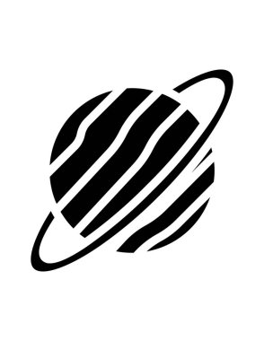 Tek izole çizgi simgesinin vektör illüstrasyonu