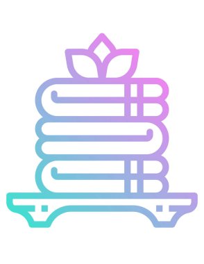 spa merkezi simge vektör illüstrasyon tasarımı