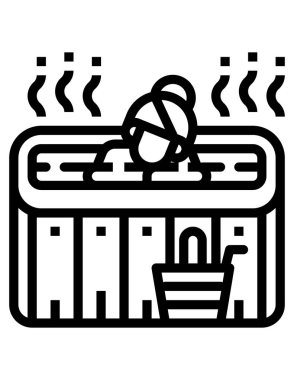 Kadın beyaz arka planda kaplıcada rahatlar.