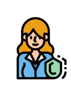 avatar simgesi vektör illüstrasyonu