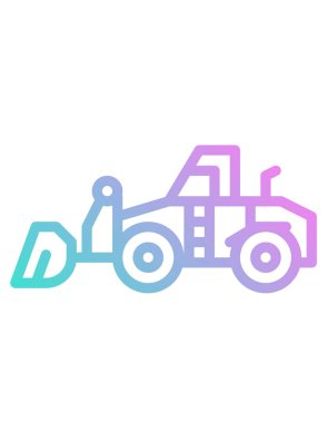 Kazı simgesinin vektör illüstrasyonu