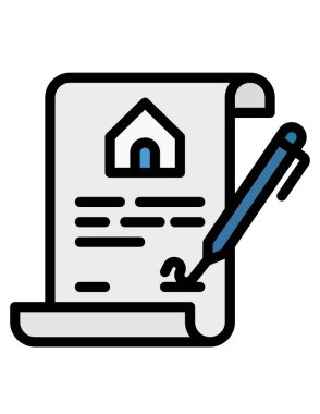 yapı ve inşaat vektör simgesi