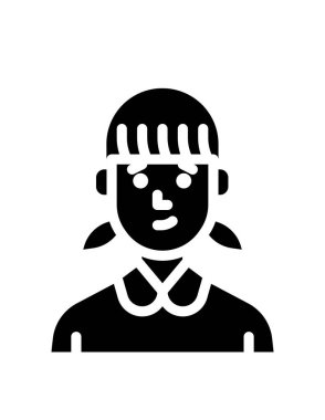 Takım elbiseli bir adamın siyah ve beyaz vektör çizimi