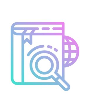 seo modern simgesinin vektör illüstrasyonu