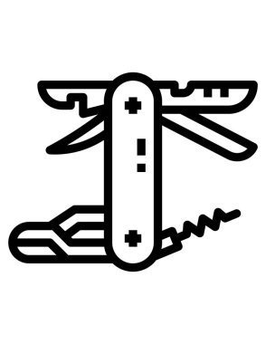 İHA vektör simgesi. biçim iki renkli düz sembol, yoğun kırmızı ve siyah renkler, yuvarlak açılar, beyaz