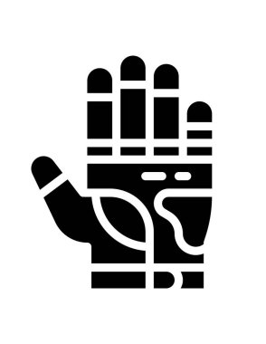 Bir meşale simgesi vektör illüstrasyonunu tutan el