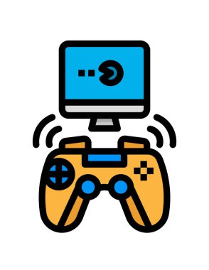 Video oyunu vektör simgesi