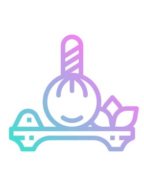 spa kavramı simgesi, vektör illüstrasyonu