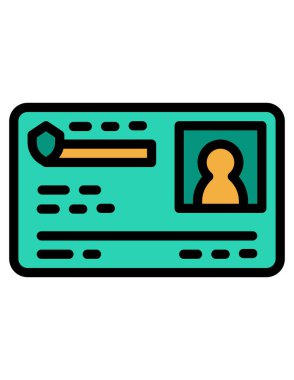 Banka kartı vektör simgesi. biçim iki renkli düz sembol, mavi ve gri renkler, yuvarlak açılar, beyaz