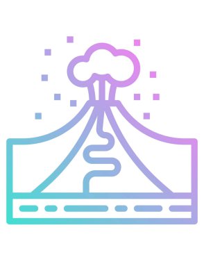 dağ çadırı vektör simgesi