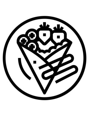 gıda kavramı, vektör illüstrasyonu