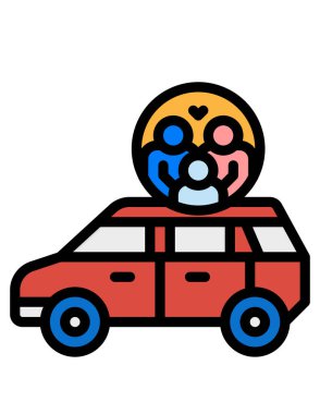 araba aracı vektör simgesi