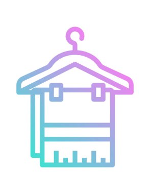 askı simgesi vektör illüstrasyonu