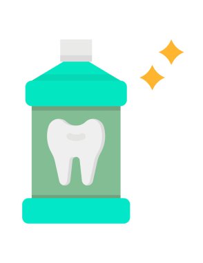 Diş simgesi, vektör çizimi 