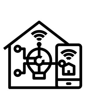 Modern b 'nin vektör illüstrasyonunda kablosuz ağ simgesi