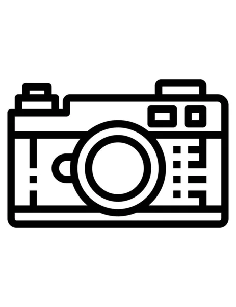 Icona Della Fotocamera Illustrazione Vettoriale — Vettoriale Stock