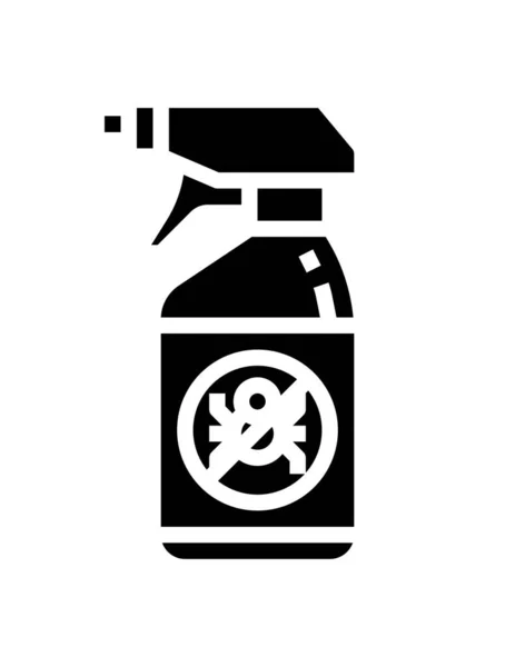 Icono Spray Aislado Blanco — Vector de stock