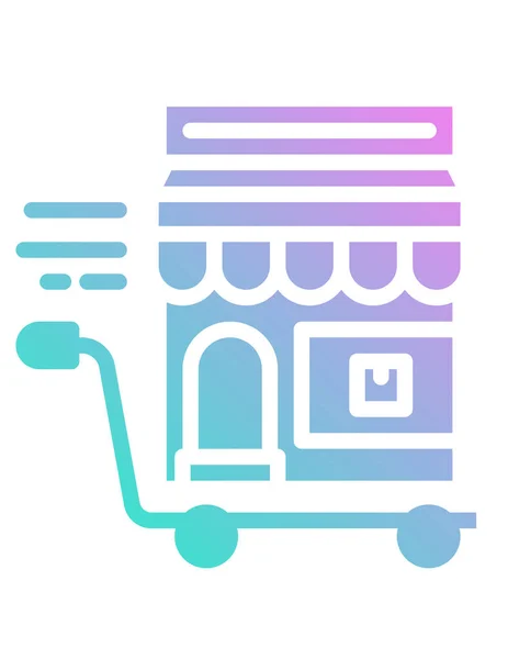 Online Shopping Concept Background Vector Illustration — Stock Vector