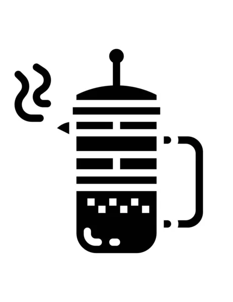 Icono Del Café Ilustración Vectorial — Vector de stock