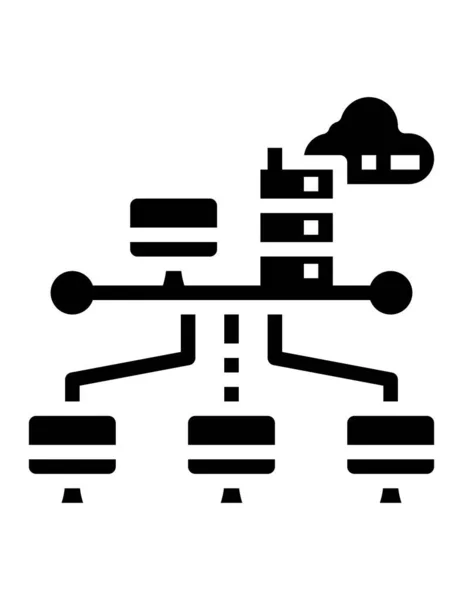Іконка Мережі Векторна Ілюстрація — стоковий вектор