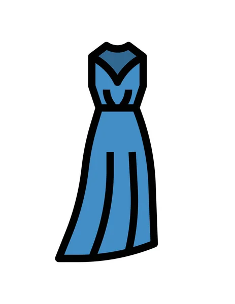 Kleid Symbol Vektor Illustration — Stockvektor
